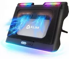 KLIM nešiojamojo kompiuterio aušinimo padėklas Mistral k90 su 2 ventiliatoriais, 4500 aps./min.