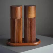 MAITTON druskos ir pipirų malūnėlių rinkinys iš akacijos, 16,5 cm, MT-07