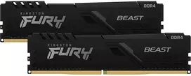 RAM Kingston Technology FURY Beast 32GB 3600MT/s DDR4 CL18 DIMM (Kit of 2) Juodas
