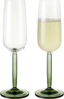 Kähler Šampano taurės Hammershøi žalios spalvos 240 ml 2 vnt.