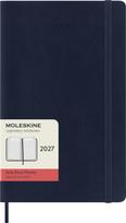 Moleskine Dienos kalendorius minkštu viršeliu Moleskine 2027 12M L, tamsiai mėlynas