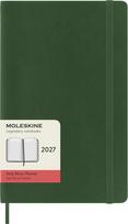 Moleskine Dienos kalendorius minkštu viršeliu Moleskine 2027 12M L, žalias