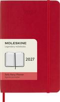 Moleskine Dieninis kalendorius minkštu viršeliu Moleskine 2027 12M P, raudonas