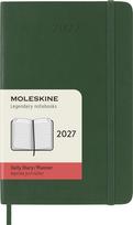 Moleskine Dieninis kalendorius minkštu viršeliu Moleskine 2027 12M P, žalias