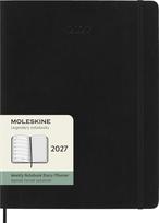 Moleskine Savaitinis kalendorius su užrašine minkštu viršeliu Moleskine 2027 12M XL, juodas