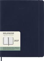 Moleskine Savaitinis kalendorius su užrašine minkštu viršeliu Moleskine 2027 12M XL, tamsiai mėlynas