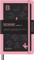 Moleskine Savaitinis kalendorius su užrašų knygele kietu viršeliu Moleskine BlackPink 2026/2027 18M L