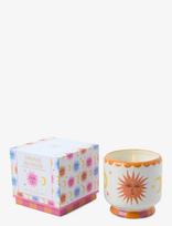 Paddywax - Adopo 8 Oz./226G Sun Ceramic W/ Warning Label & Dustcover - Orange Blossom Boxed - Kvapni žvakė - Ruda