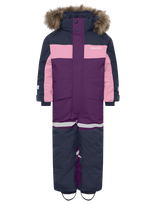 Didriksons - Bjärven Kids' Coverall - Slidinėjimo kombinezonai ir komplektai - Violetinė