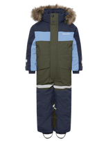 Didriksons - Bjärven Kids' Coverall - Slidinėjimo kombinezonai ir komplektai - Chaki spalva