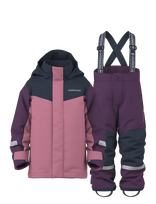 Didriksons - Skare Multi Kids' Set - Slidinėjimo kombinezonai ir komplektai - Marga / raštuota