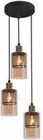 Šviestuvas lubų Candellux Lighting Cabi 33-51448, E14, 3 x 40 W, gintaro sp. / juoda sp.