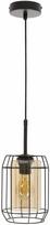 Šviestuvas lubų Candellux Lighting Jonera 31-49308, E27, 1 x 40 W, gintaro sp. / juoda sp.