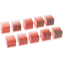 Alphacool GPU RAM Copper Heatsinks 14x14mm, heatsink (copper, 10 pieces) 17427