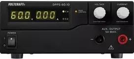 VOLTCRAFT laboratorinis maitinimo šaltinis, reguliuojamas DPPS-60-10 1–60 V/DC 0–10 A 600 W USB programuojamas, 1 išėjimas
