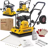 Vibroplokštė HIGHER HG120TK, 100 kg, 26 kN, Loncin 6,5 AG