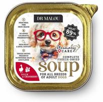 Šlapias šunų maistas Dr Malou Soup Duck With Cranberries, antiena, 0.012 kg