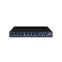 VSS W08POE2 8 portų 10/100Mbps PoE tinklo komutatorius su Uplink 2 portais (8*FE PoE+2*FE)