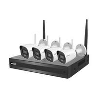 VSW KIT0804W1 WiFi vaizdo sistemos komplektas, 8CH WiFi NVR ir 4 vnt. 4MP 2.8mm WiFi IP kameros