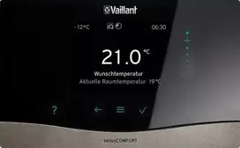 Kondicionierius Vaillant VRC 720f sensoCOMFORT sistemos orų valdiklis radijo versijoje