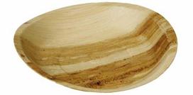 Naturesse Lėkštė Ø24 cm biologiškai skaidi palmių lapų, 4 vnt. x 25 vnt./kartonas