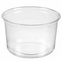 Multi Cup Deli 400 ml 16 oz Ø117x69 mm apvalus permatomas RPET, 10 vnt. x 50 vnt./kartonas