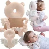 Meškiuko formos pagalvė, saugos kuprinė mokymuisi vaikščioti, su dirželiais, „SafeTeddy“