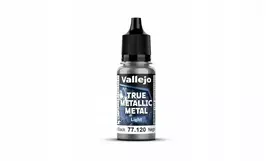 Vallejo : 77.120 - True Metallic Metal - Light - Obsidiano juoda (18 ml)