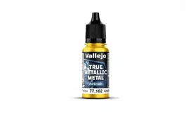 Vallejo Vallejo: 77.162 - True Metallic Metal - Airbrush - Radiant Geltona (18 ml)