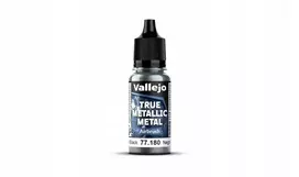 Vallejo Vallejo: 77.180 - True Metallic Metal - Airbrush - Obsidian Juodas (18 ml)