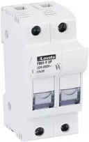 Lovato Electric Saugiklių laikiklis 2P 32A cilindriniams įdėklams 10x38mm (FB01F2P)