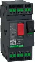 Schneider Variklio apsaugos jungiklis TeSys Deca 3P AC-3/AC-3e 17–23A termomagnetinis snap-in gnybtai mygtukas (GV2ME21A)