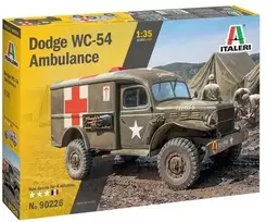 Surenkamas Italeri Dodge WC-54 sanitarinio automobilio modelis 1/35 90226