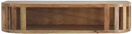 Artisan Furniture Sieninis Ariella mango medienos konsolinis staliukas su lentyna, ąžuolo atspalvio