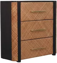 Artisan Furniture Havana Weave mango medienos komoda su 3 stalčiais