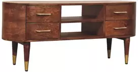 TV staliukas Artisan Furniture Valenza TV spintelė su 2 stalčiais
