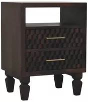 Artisan Furniture Arno mango medienos naktinis staliukas