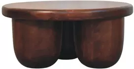 Artisan Furniture Clara Sculpted mango medienos kavos staliukas