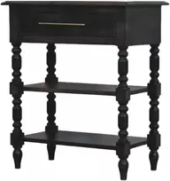 Artisan Furniture Heritage šoninis staliukas su tekintomis kojelėmis