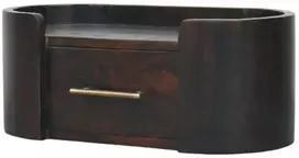 Artisan Furniture Valencia prie sienos montuojamas mango medienos naktinis staliukas