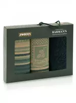 Rankšluostis Virtuvinių rankšluosčių rinkinys ZWOLTEX BARMAN’S PILSNER, žali, 3 vnt