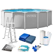 Karkasinis baseinas Intex Prism Frame 26726 457 x 122 cm su siurbliu