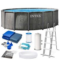 Karkasinis baseinas Intex 26742 457 x 122 cm su siurbliu ir priedais