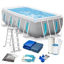Karkasinis baseinas Intex 26770 400 x 200 x 122 cm su siurbliu ir kopėčiomis