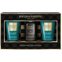 Men Shower Mini Set ( Black Pepper & Ginseng ) - Dárková mini sada péče o tělo ( 3 ks )
