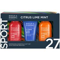 Men Shower Mini Set ( Citrus, Lime & Mint ) - Dárková mini sada péče o tělo ( 3 ks )