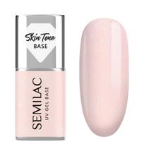 SEMILAC Skin Tone UV Gel Cover Base Glitter Rose 7ml