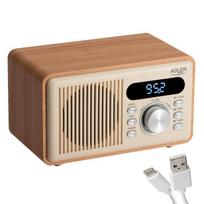 Radija su laikrodžiu ,bluet,MP3 ,USB ADLER AD-1923