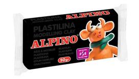 Plastilinas ALPINO 50g juodas, DPLAPV1ADP00006701