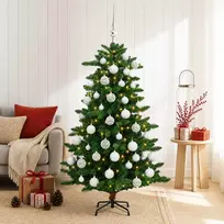Dirbtinė Kalėdų eglutė su burbulais 150 cm 150 LED Šilta balta